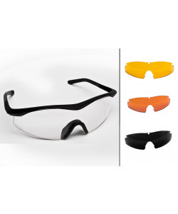 Occhiale TTD no-fog lente neutra + 3 lenti